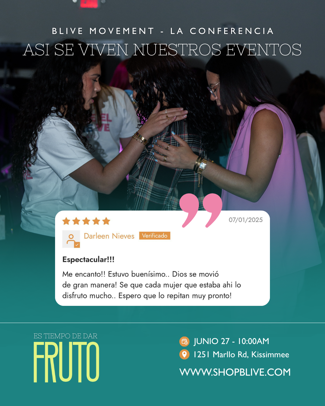 Es Tiempo de Dar Fruto: Evento Presencial 2026