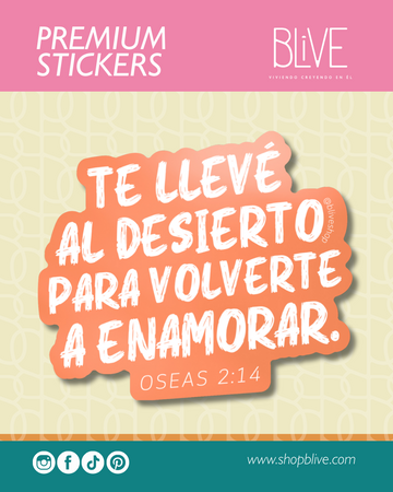 Te lleve al desierto para volverte a enamorar- Sticker (9)