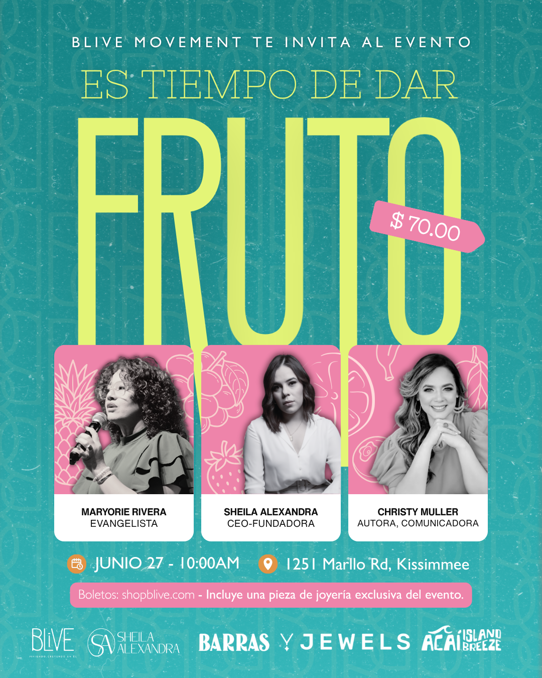 Es Tiempo de Dar Fruto: Evento Presencial 2026