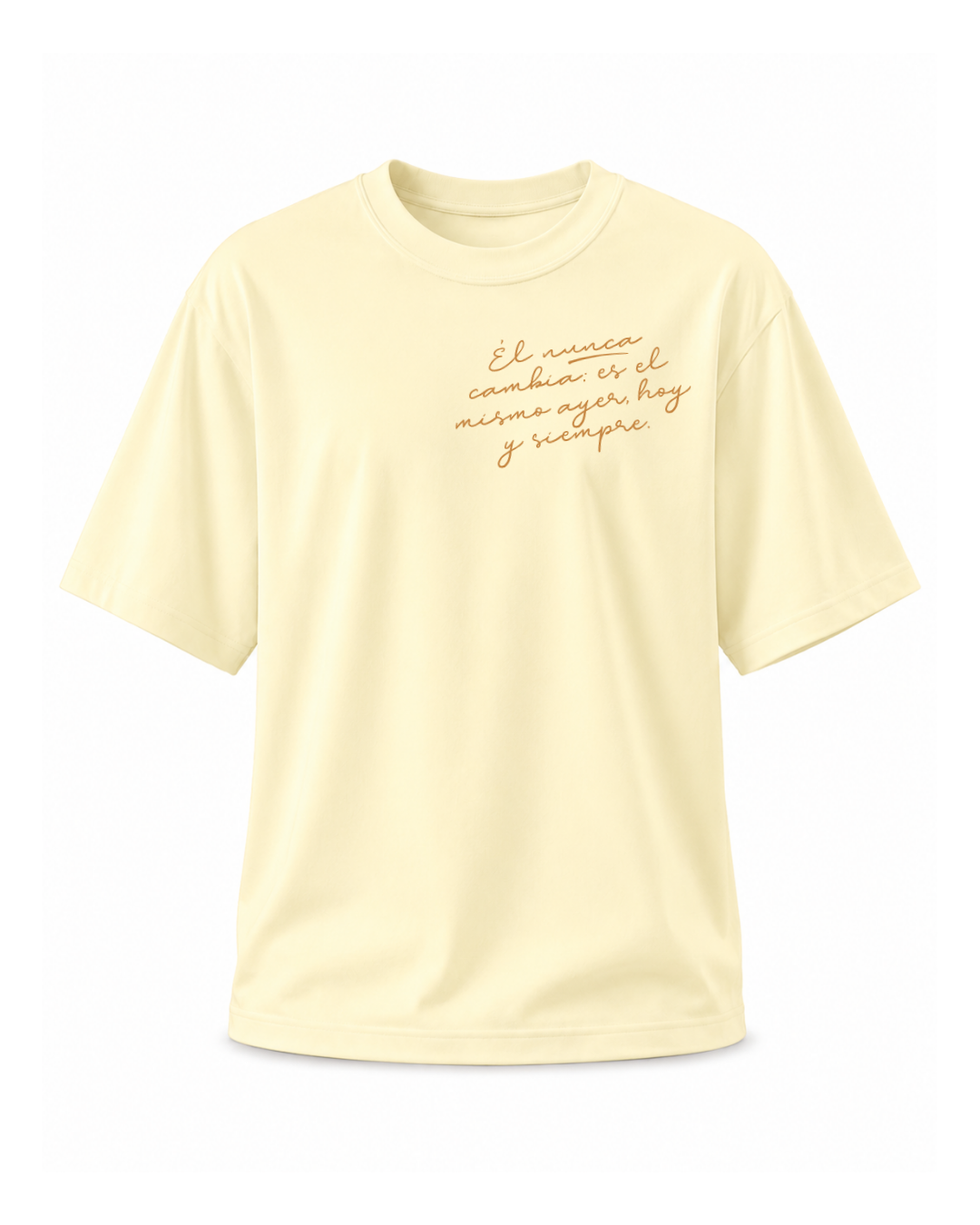 Él nunca cambia | Camisa bordada (17)