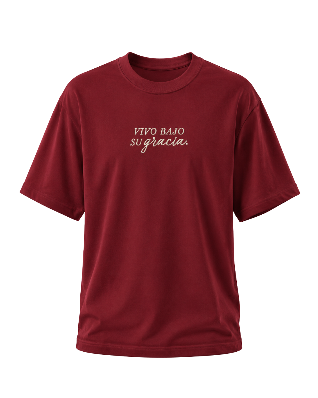 PRE-ORDEN: Vivo Bajo su Gracia | Camisa Bordada (09)