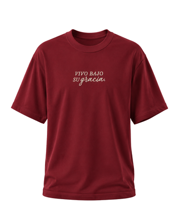 PRE-ORDEN: Vivo Bajo su Gracia | Camisa Bordada (09)