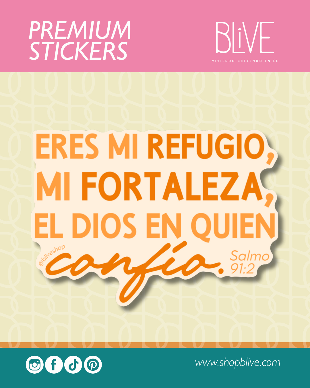 Eres mi refugio- Sticker (13)