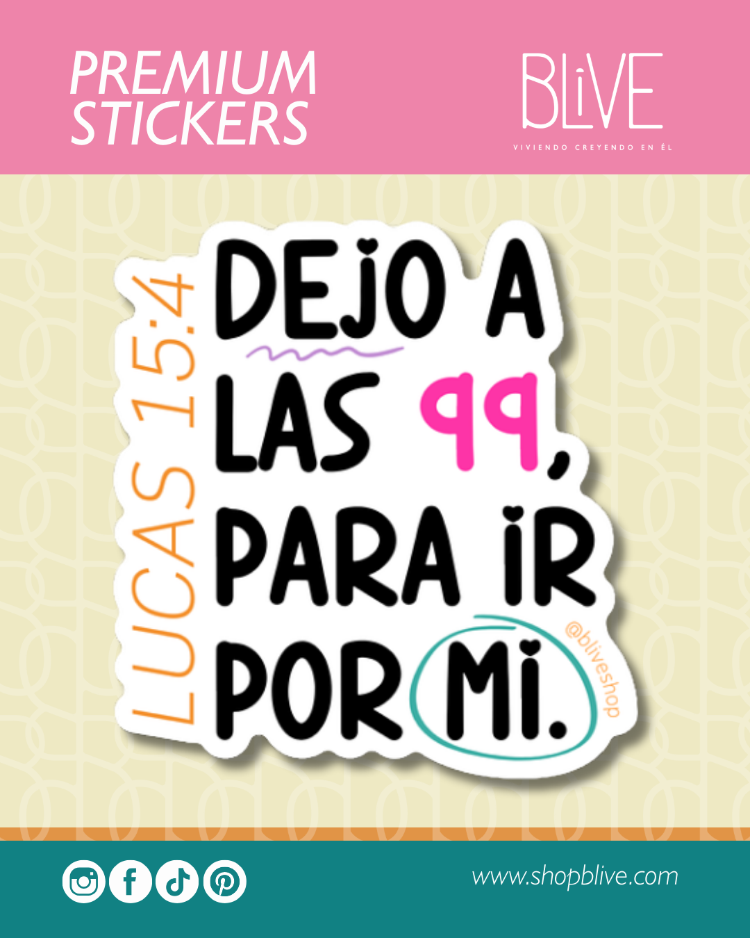 Dejo a las 99 - Sticker (15)
