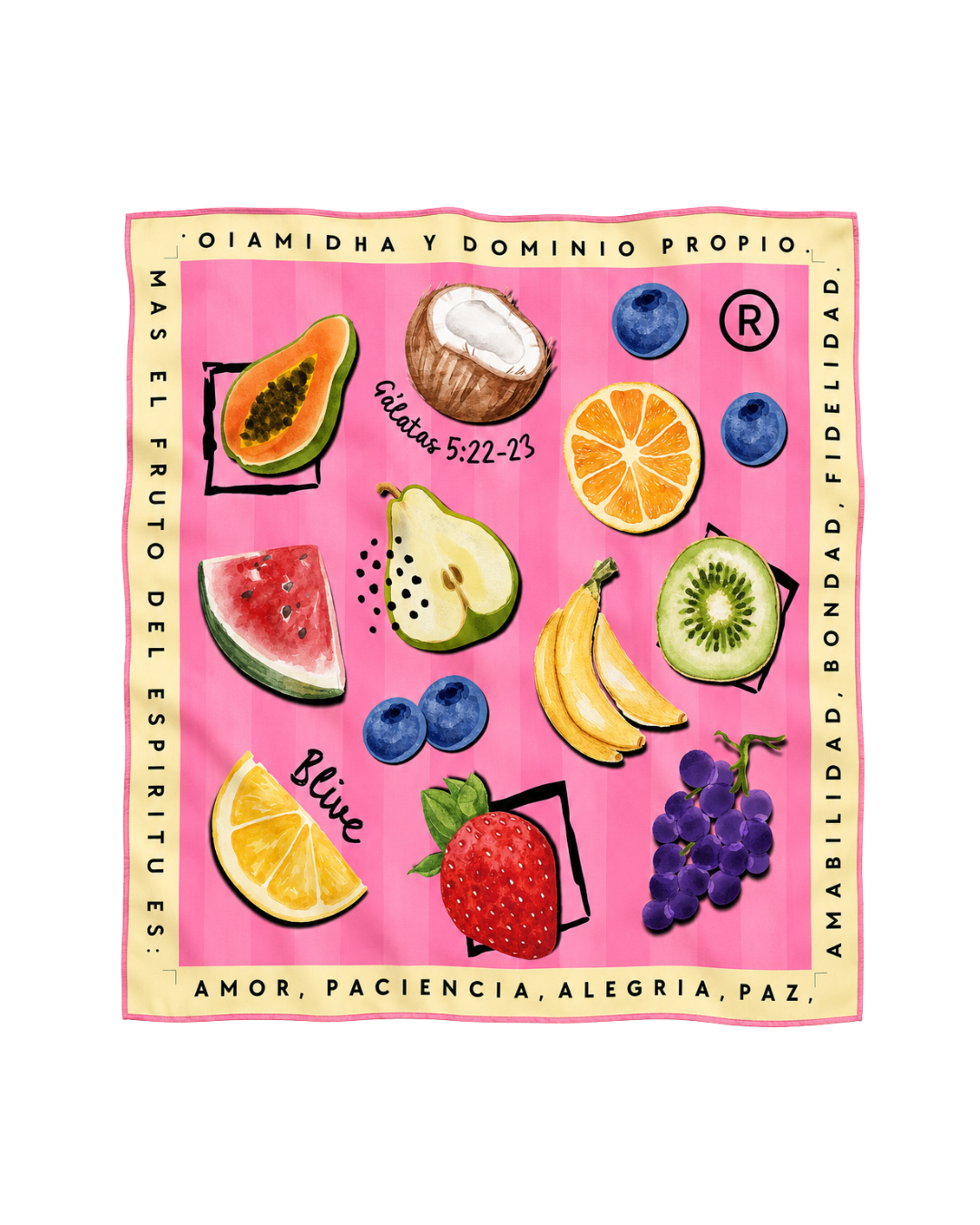 Es Tiempo de Dar Fruto | Pañuelo Extra-Grande (6)