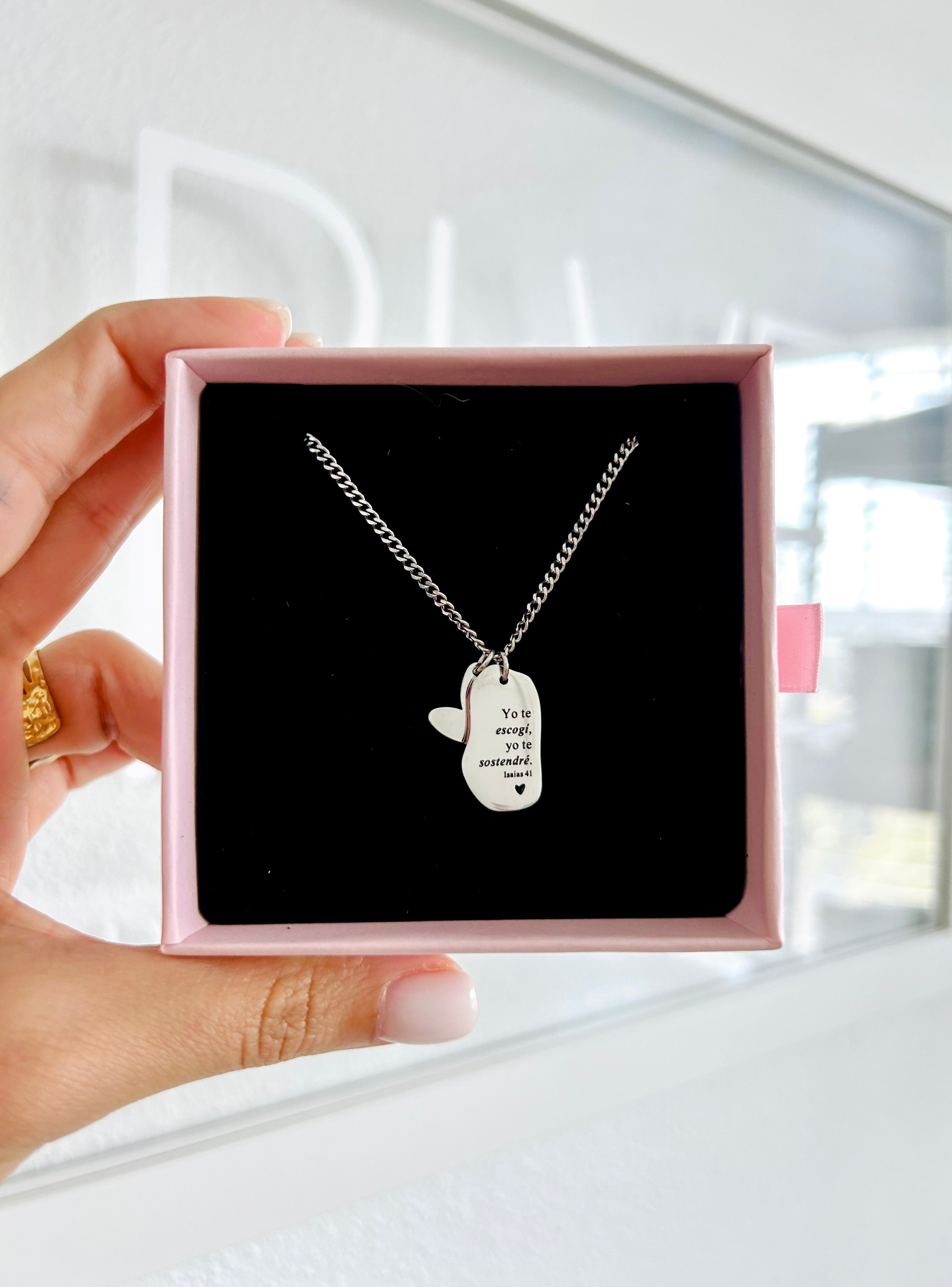 Yo te Escogí, yo te Sostendré | Collar (5)