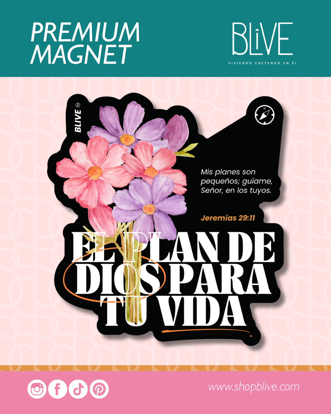 El Plan de Dios - Premium Magnet (08)