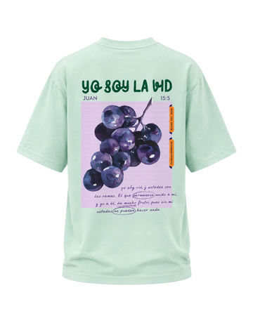 Yo Soy la Vid | Juan 15:5 | Camisa Bordada (24)