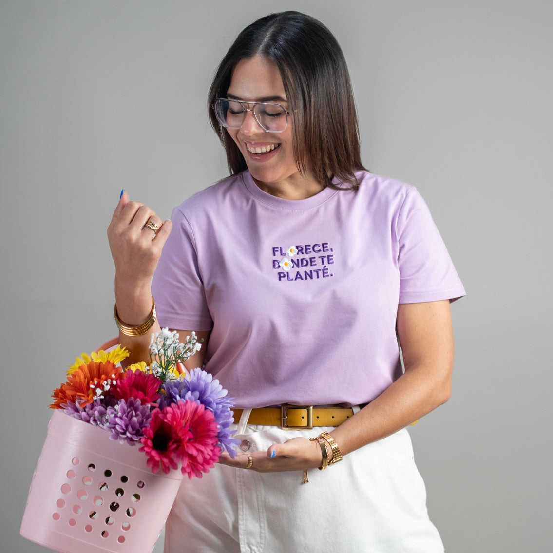 Florece donde te planté - Camisa Bordada (12)