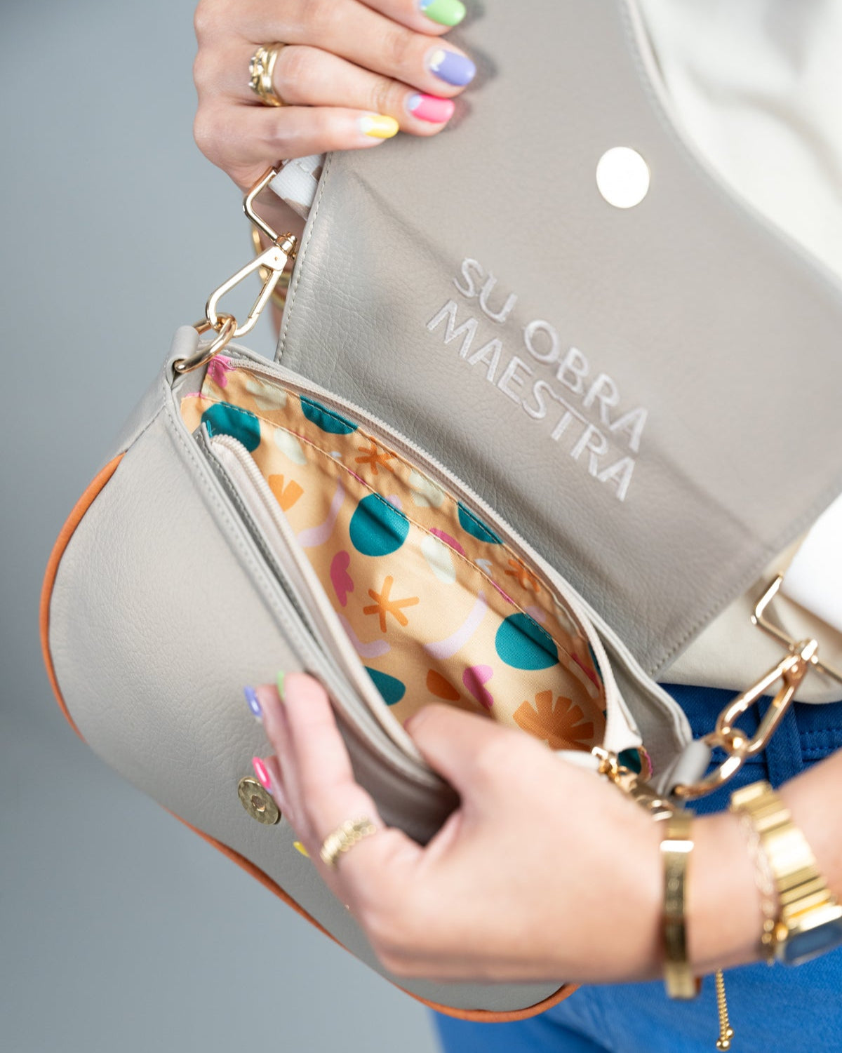 Cartera Su Obra Maestra: Crema