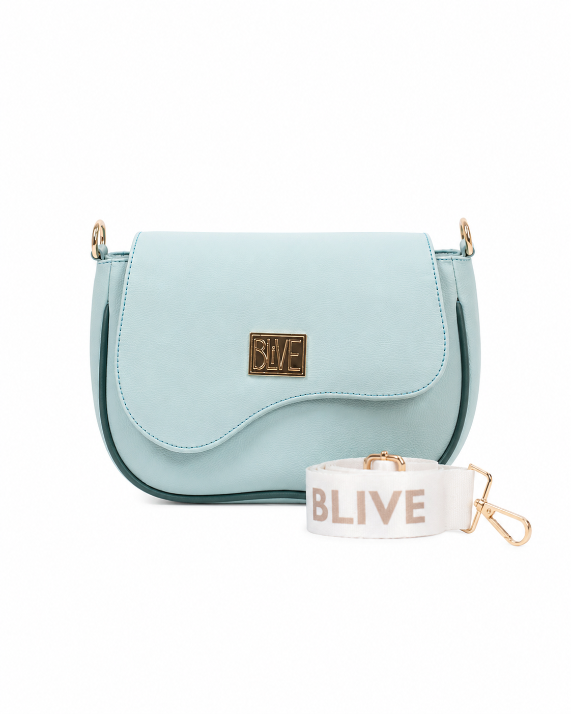 Cartera Su Obra Maestra: Azul Verdoso