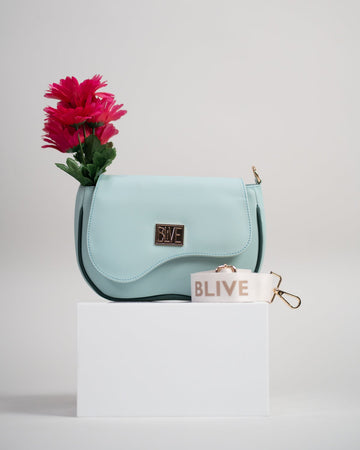 Cartera Su Obra Maestra: Azul Verdoso