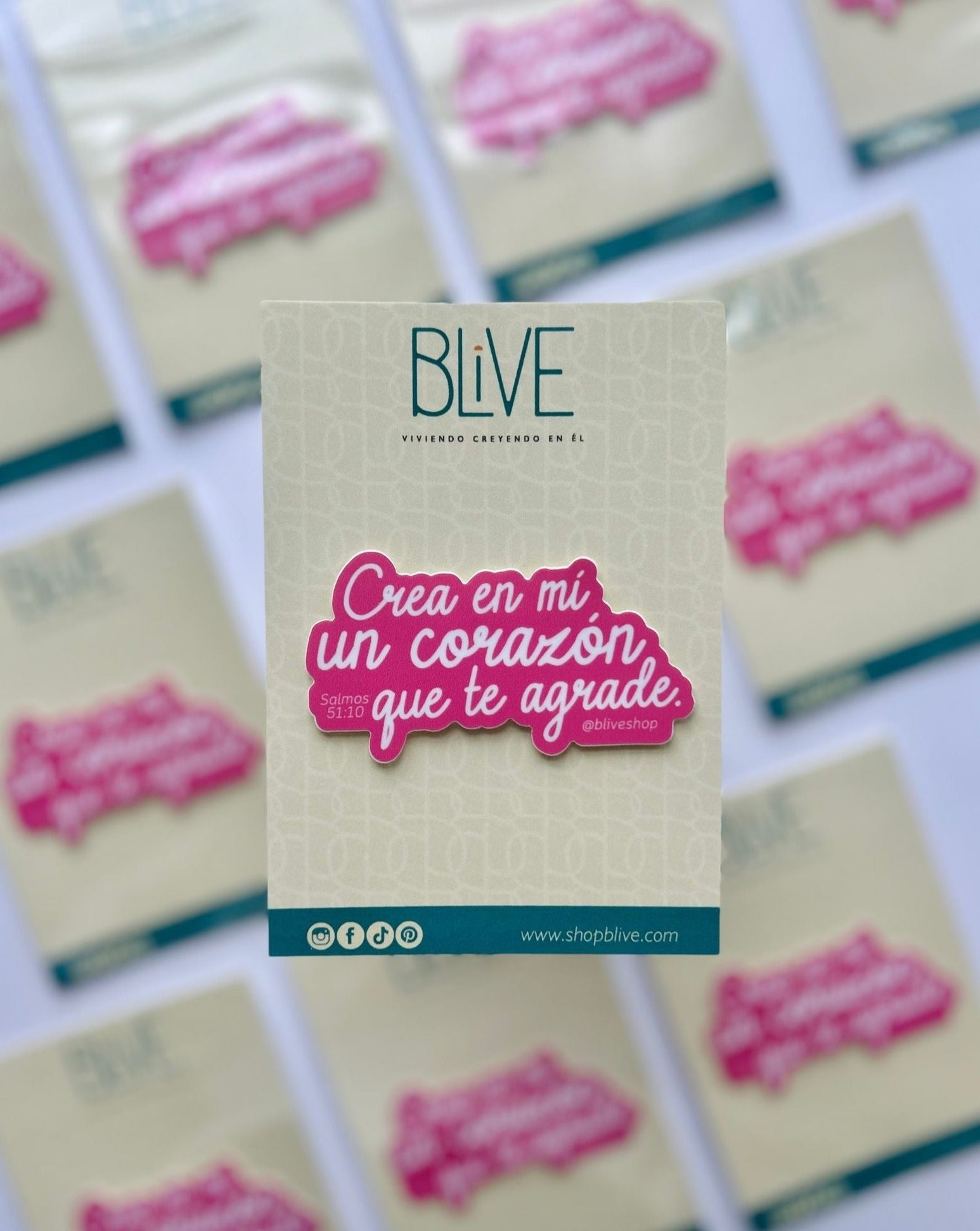 Crea en mí un corazón que te agrade- Sticker (03)