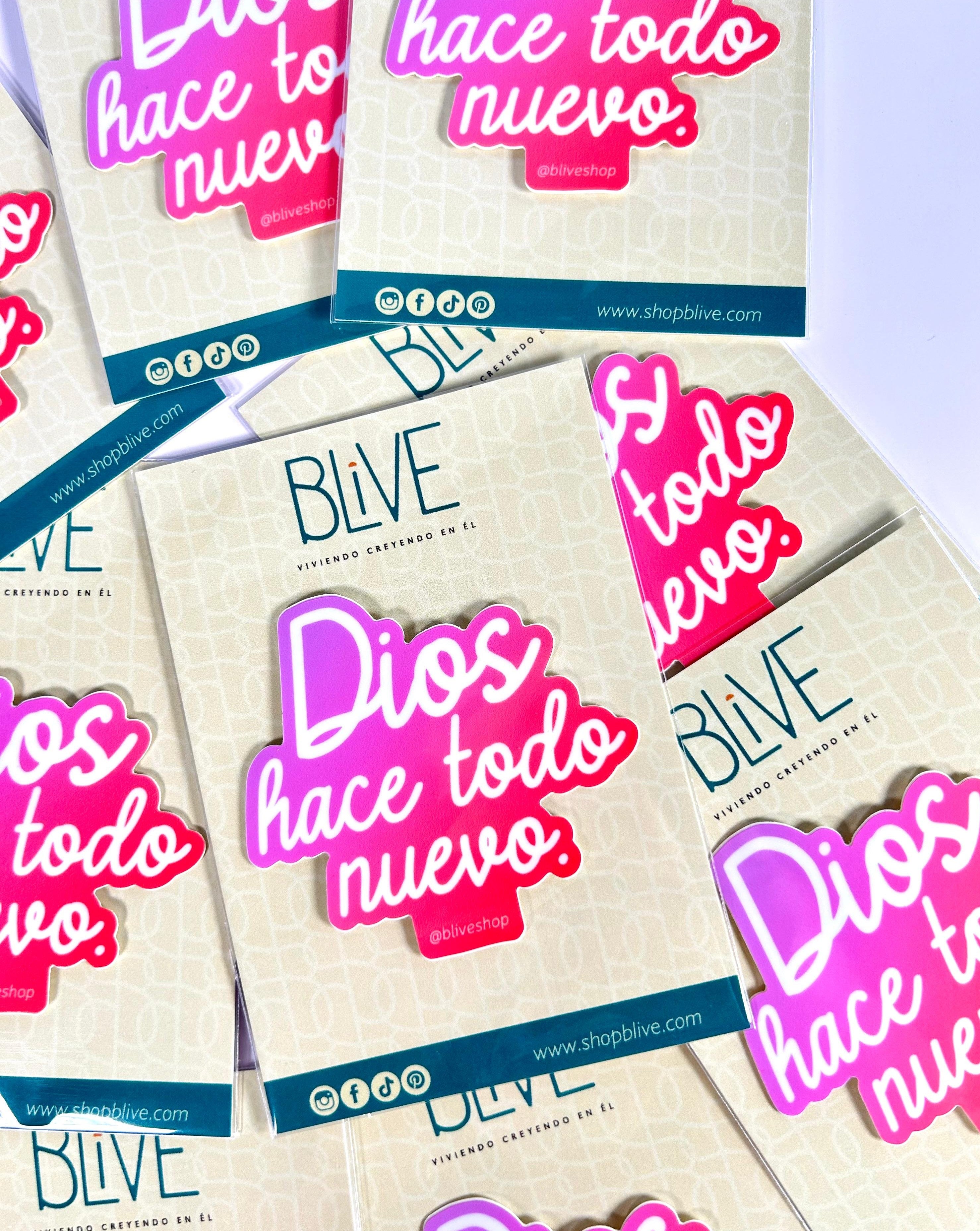 Dios hace todo nuevo- Sticker (02)