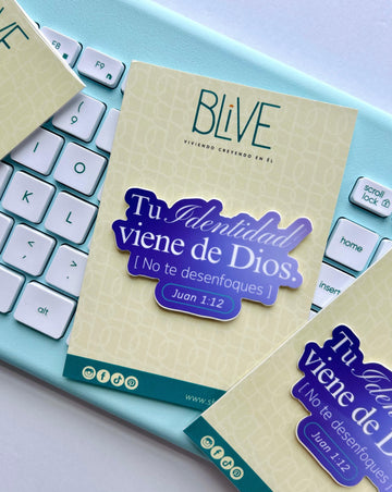 Tu identidad viene de Dios- Sticker (05)