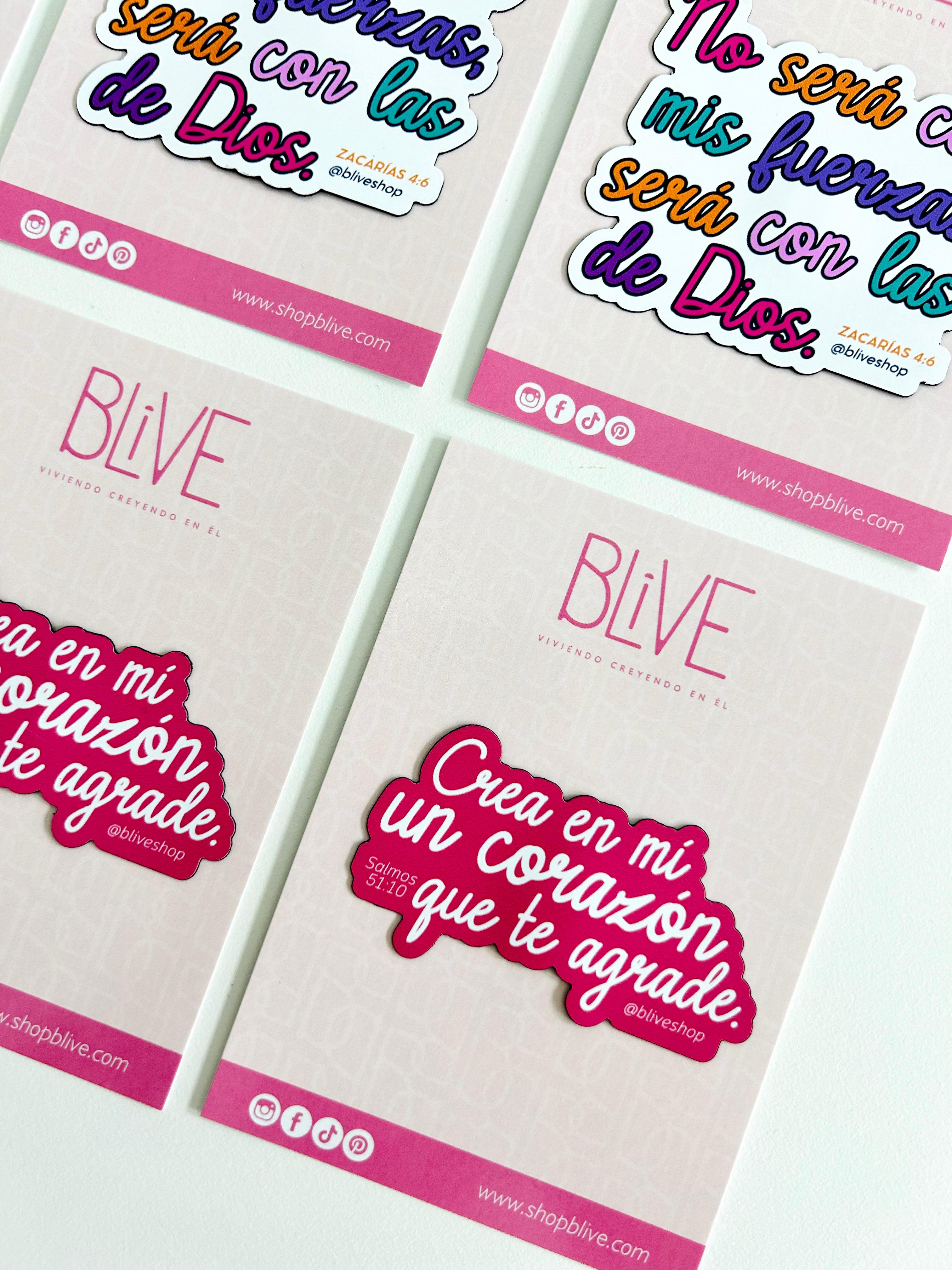 Crea en mi un corazón que te agrade- Premium Magnet (02)