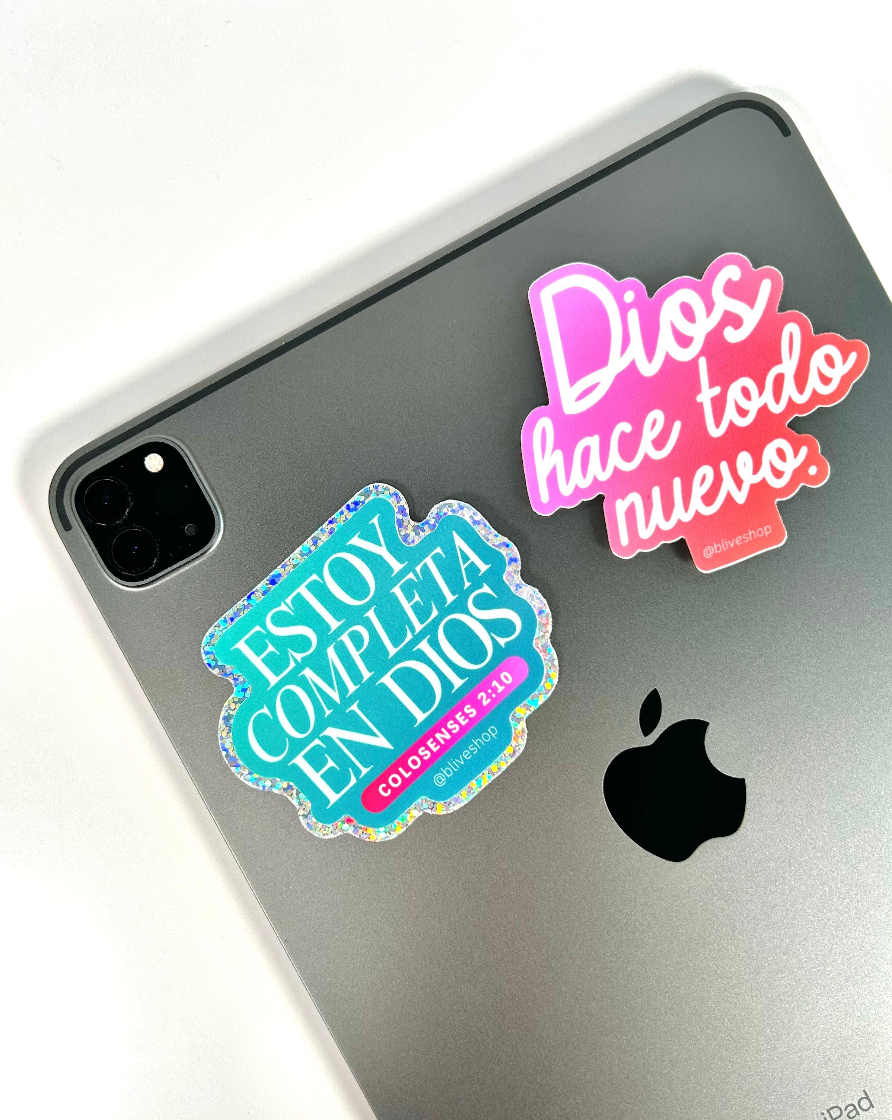 Dios hace todo nuevo- Sticker (02)