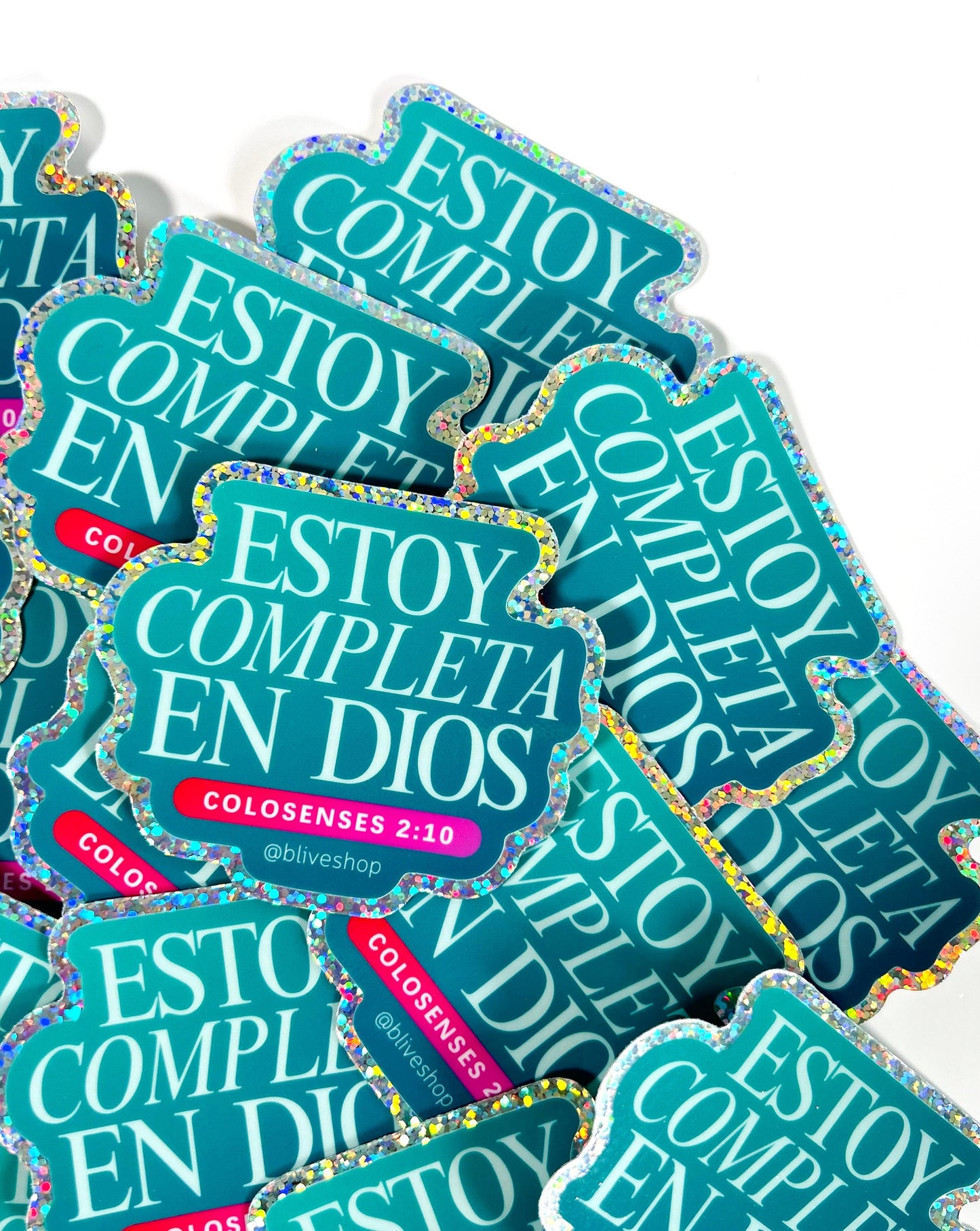 Completa en Dios- Sticker (06)