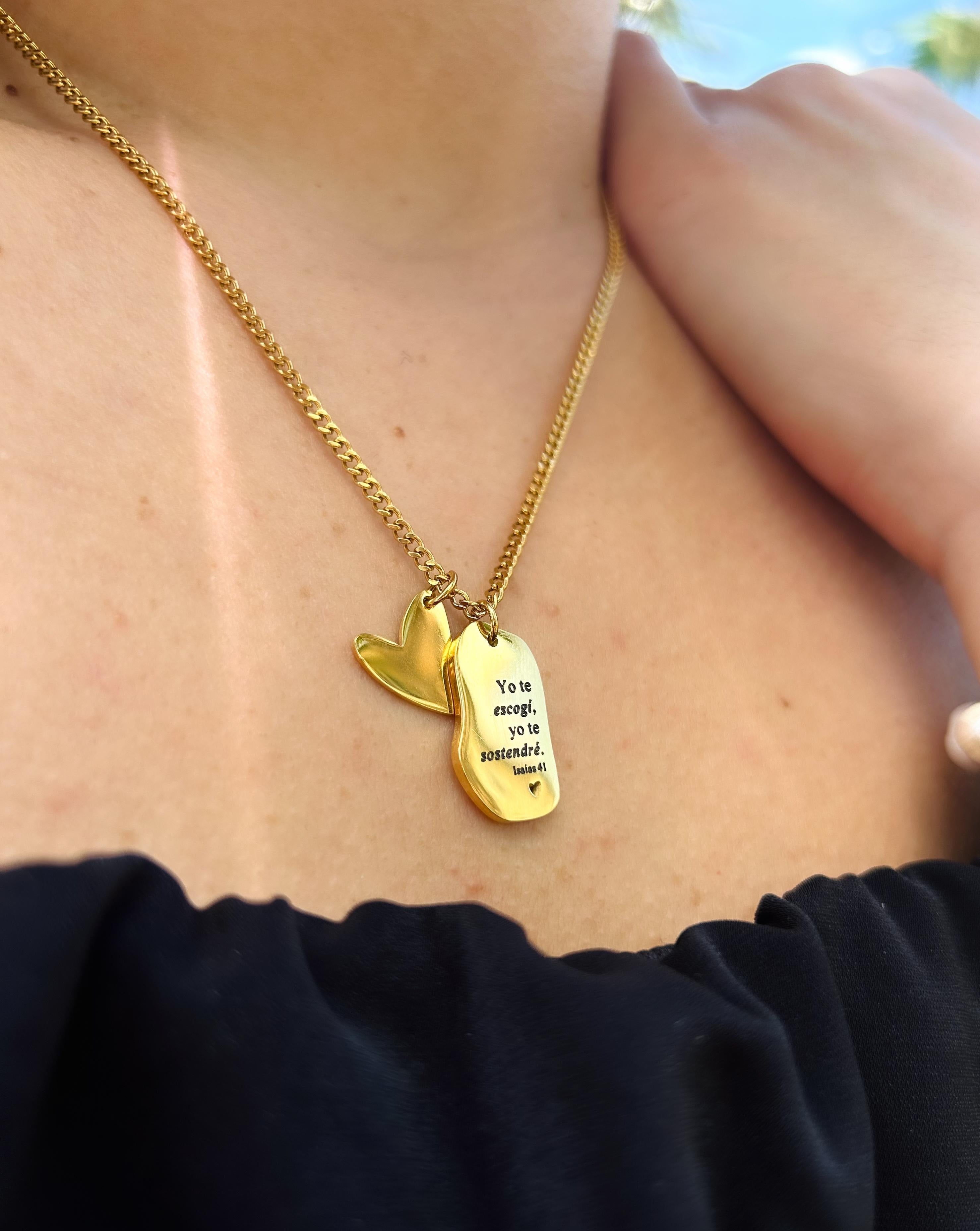 Yo te Escogí, yo te Sostendré | Collar (5)