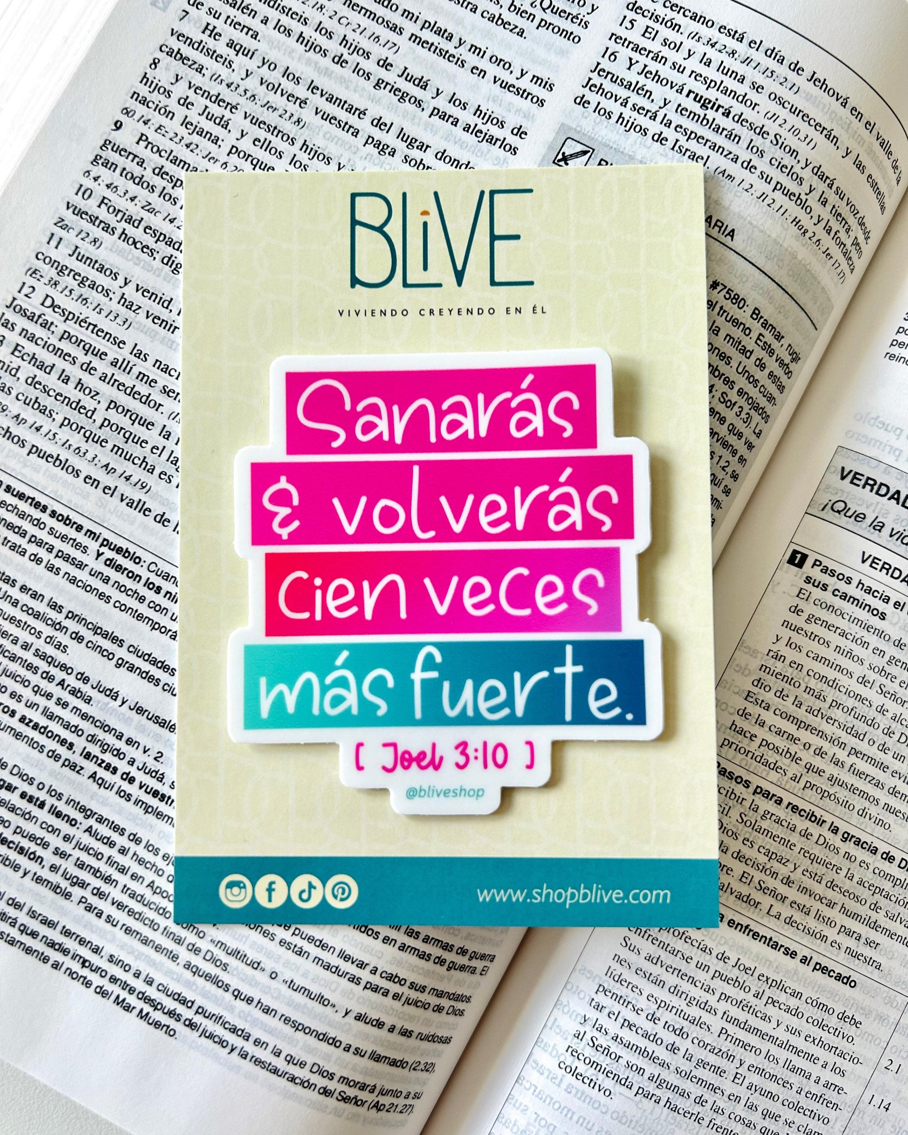 Cien veces más fuerte- Sticker (08)