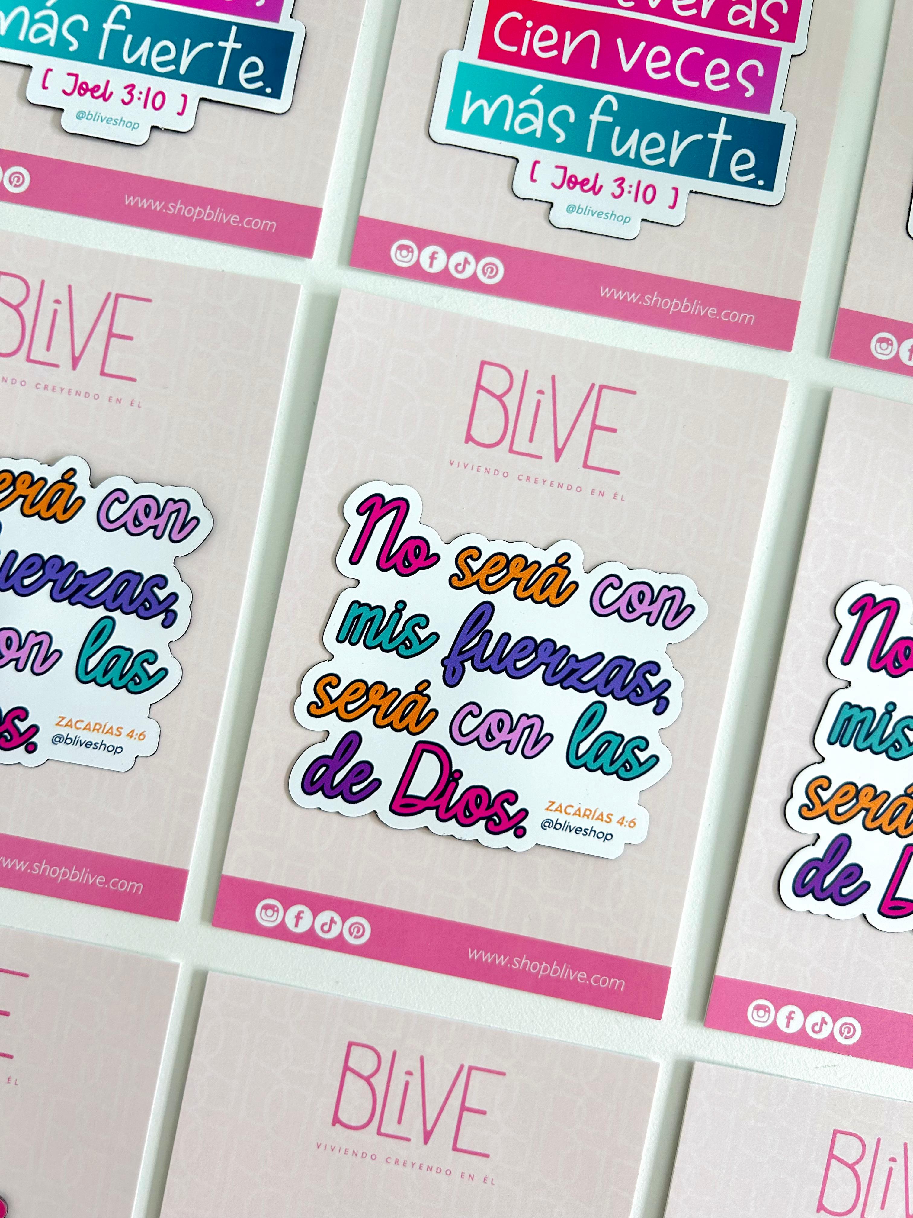 No será con mis fuerzas- Premium Magnet (04)