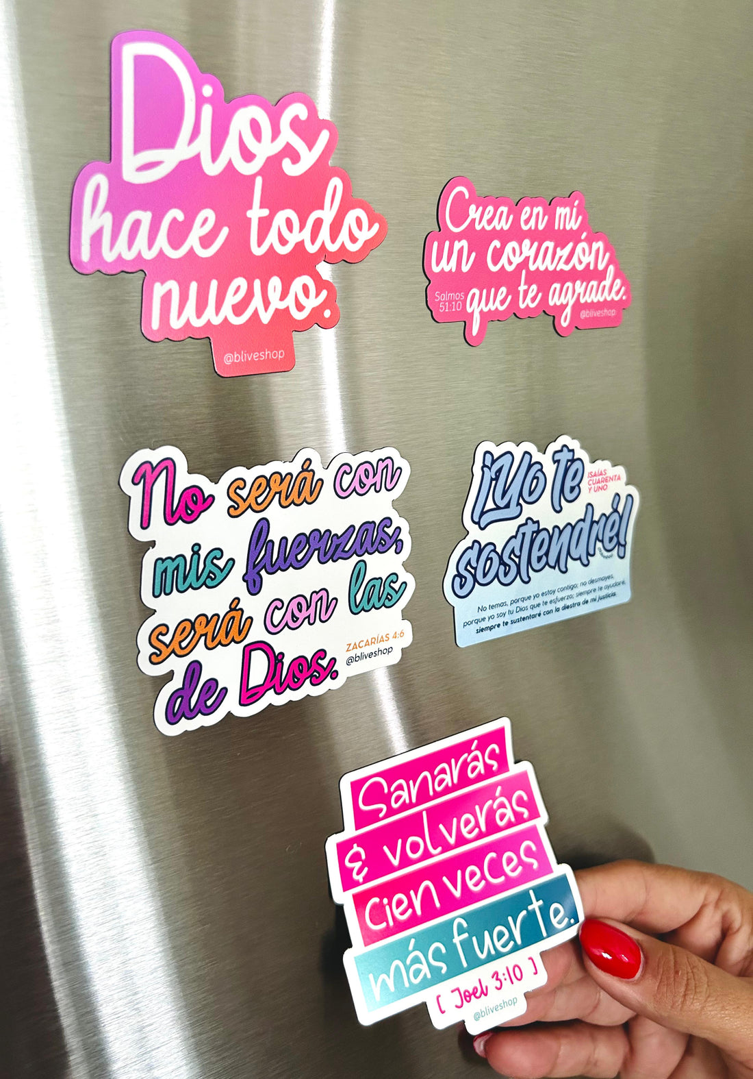 Crea en mi un corazón que te agrade- Premium Magnet (02)